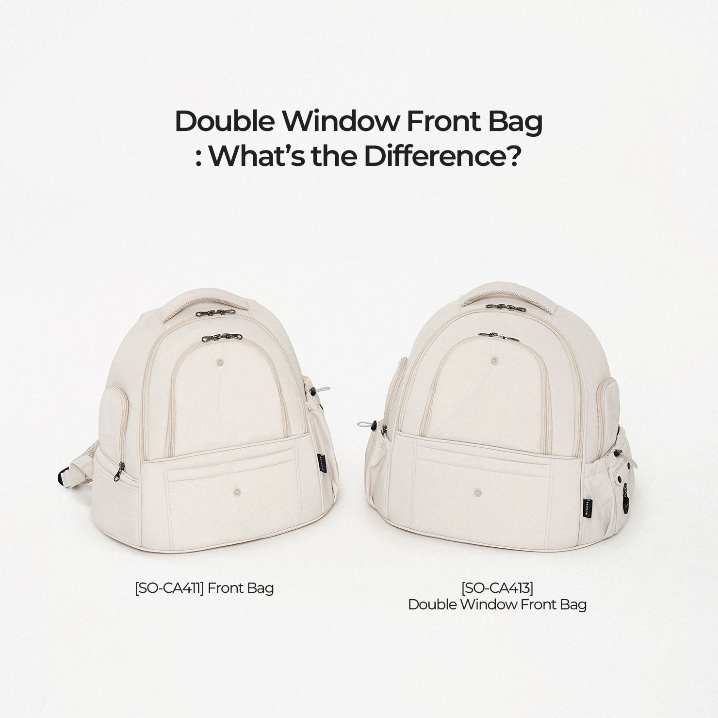 SSOOOK 両窓フロントバッグ Ｌサイズ SSOOOKフロントバッグ [SO-CA411] - SSOOOK