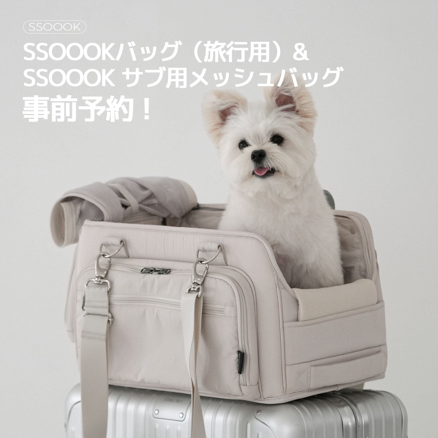 SSOOOK】 お出かけ・旅行の必需品！話題のバッグ2種・事前予約スタート