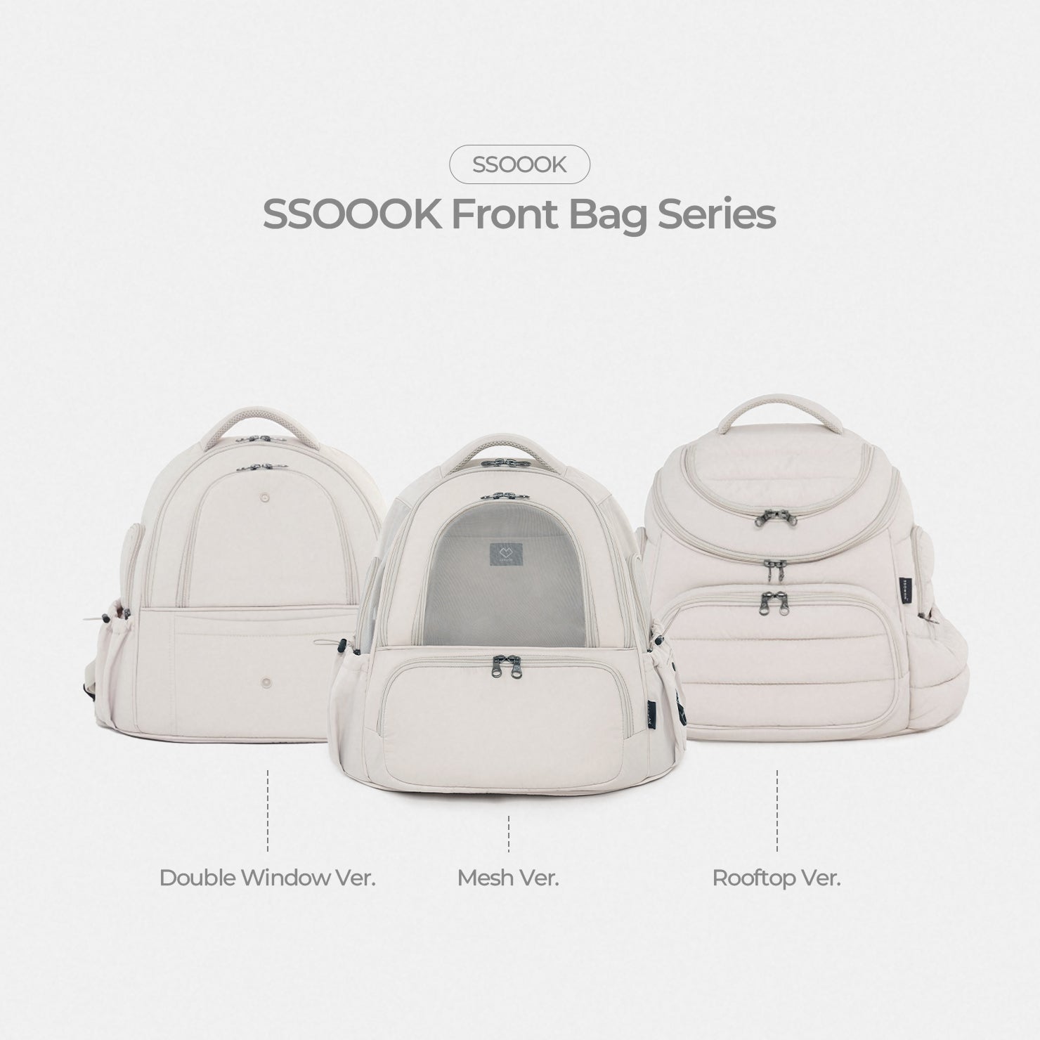 ワンちゃん用キャリーバッグの基準、SSOOOKフロントバッグ