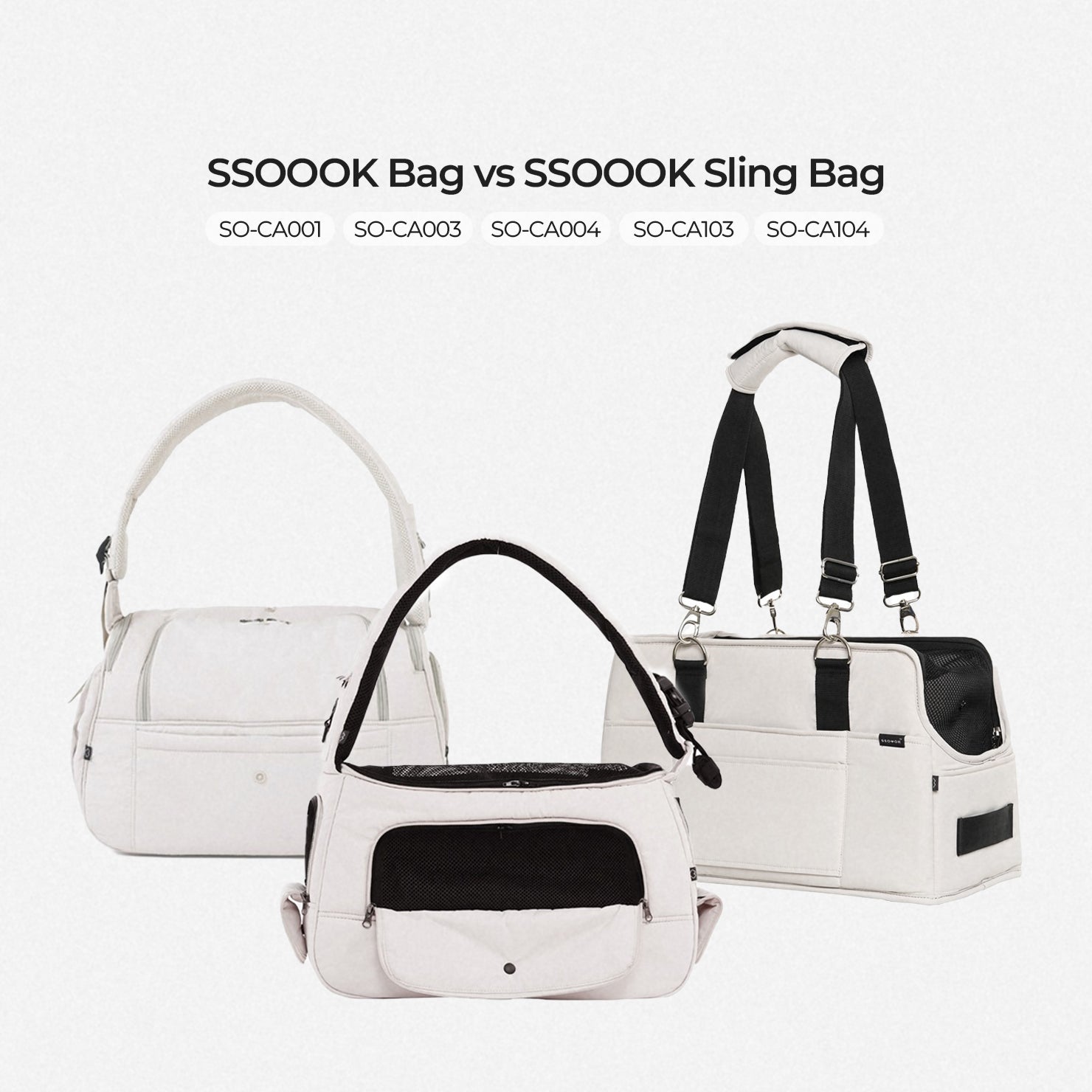 SSOOOKバッグ vs SSOOOKスリングバッグ、自分にぴったりのキャリーバッグはどれ？