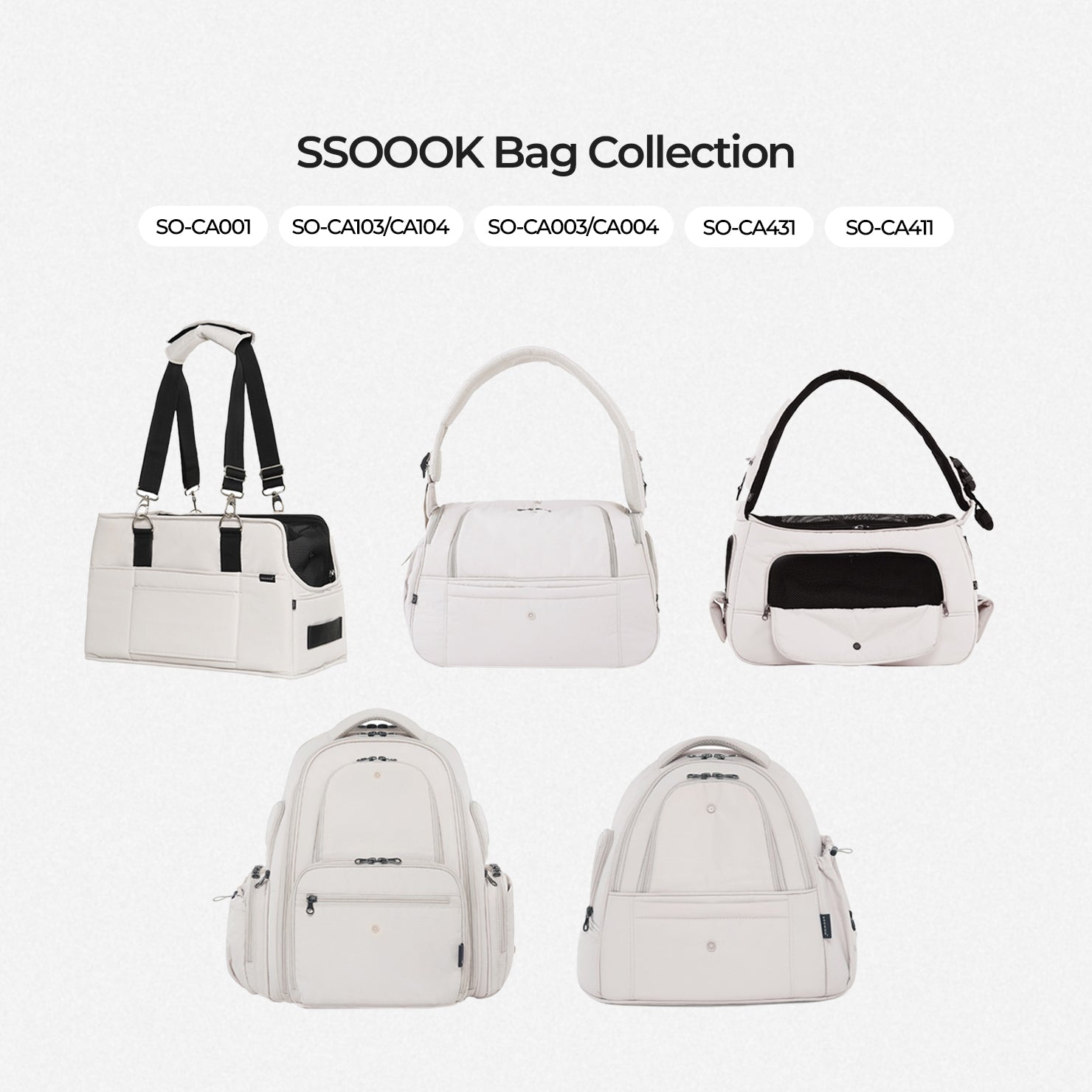 スリングからリュックまで、SSOOOKバッグコレクション